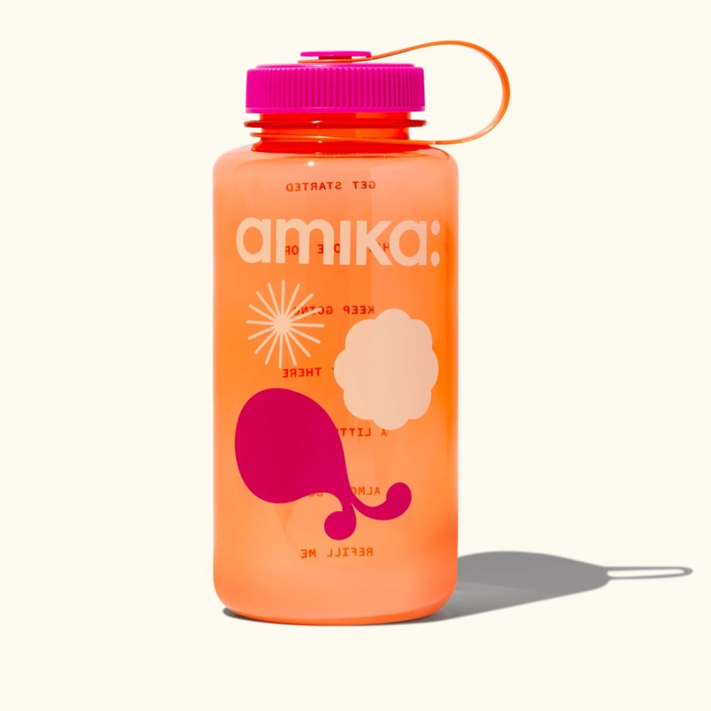 🆕 Amika Water Bottle 32 us fl oz/1000ml 100% Tritan Copolyester bouteille d'eau